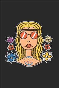 Hippie Woman Notebook