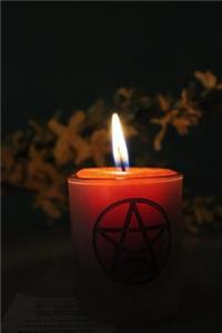 Light from a Magic Candle for My Book of Shadows Wicca Journal