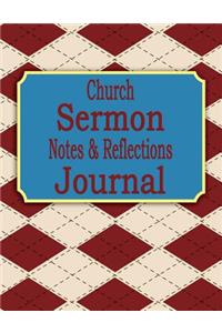 Church Sermon Notes & Reflections Journal