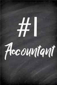 #1 Accountant: Blank Lined Notebook; Journal; Diary (6x9 inches, 100 pages)