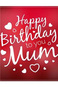 Happy Birthday to you Mum