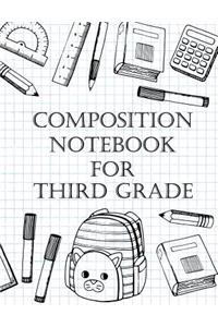 Composition Notebook For Third Grade