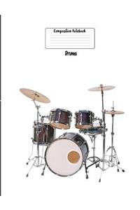 Compostion Notebook Drums
