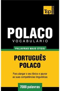 Vocabulário Português-Polaco - 7000 palavras mais úteis