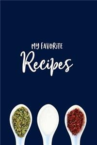 Blank Cookbook to Write in