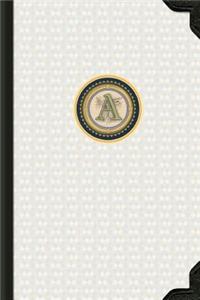 90 Day Any Year Weekly Planner and Personal Journal: Monogrammed 90 day Journal Diary 6x9 (Letter A) With Illustrated Reflections