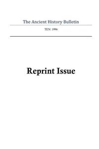 Ancient History Bulletin Volume Ten