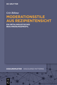 Moderationsstile Aus Rezipientensicht