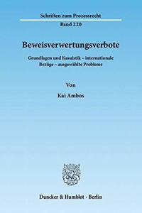 Beweisverwertungsverbote