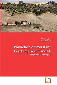 Prediction of Pollutant Leaching from Landfill