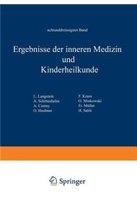 Ergebnisse Der Inneren Medizin Und Kinderheilkunde