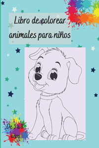 Libro de colorear animales para niños