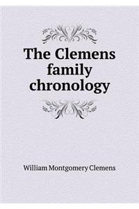 The Clemens Family Chronology