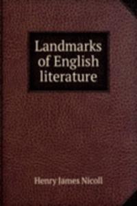 Landmarks of English literature