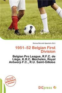 1951-52 Belgian First Division