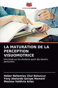 Maturation de la Perception Visuomotrice