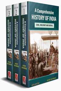 A Comprehensive History of India: Civil, Military and Social (3 Vols. Set)