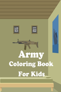 Army coloring book for kids