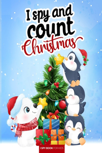 I spy and count - Christmas - I spy book for kids