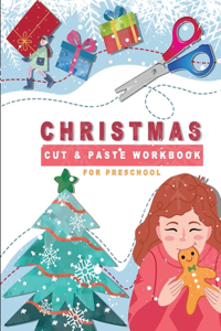 Christmas Cut & Paste Workbook For Preschool