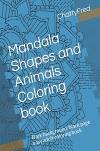 Mandala Shapes and Animals Coloring book