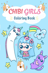 Chibi Girls Coloring Book