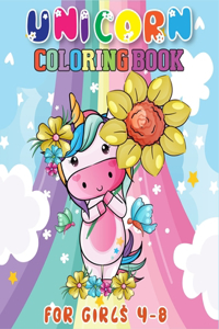Unicorn Coloring Book for Girls 4-8