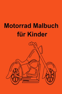 Motorrad Malbuch für Kinder