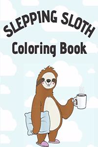 Slepping Sloth Coloring Book