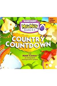 Harcourt School Publishers Eprod/Math: Mega Math/Cntdwn CD Sgl K3