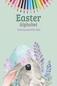 Easter Alphabet Coloring Book for Kids