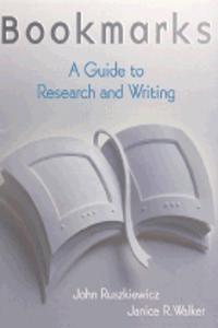 Bookmarks A Guide To Research And Writing