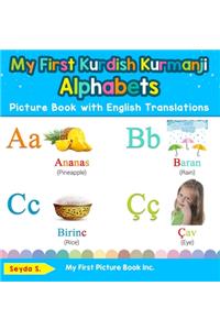 My First Kurdish Kurmanji Alphabets Picture Book with English Translations