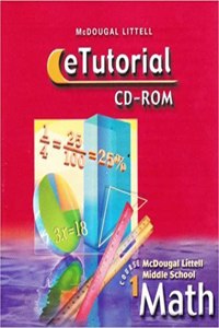 McDougal Littell Middle School Math: Etutorial CD-ROM Course 1