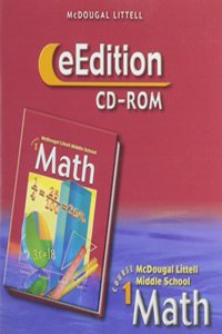 McDougal Littell Middle School Math: Eedition CD-ROM Course 1 2005