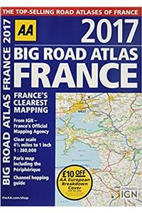 BIG ROAD ATLAS FRANCE 2017 BARGAIN