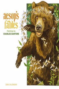 Santore/Aesop'S Fables 2018 Wall Calendar