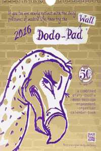 Dodo Wall Pad 2016 - Calendar Year Wall Hanging Week to View Diary Organiser