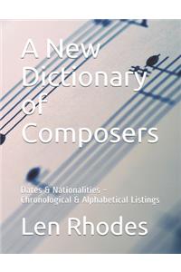 A New Dictionary of Composers