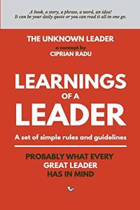Learnings of a Leader