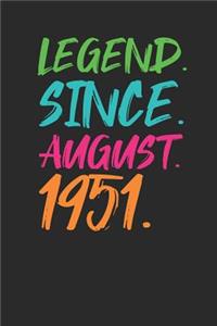 Legend Since August 1951
