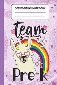 Team Pre-K - Composition Notebook