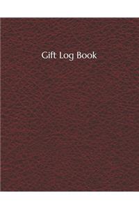 Gift Log Book