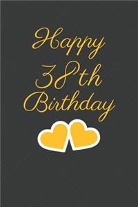 Happy 38th Birthday