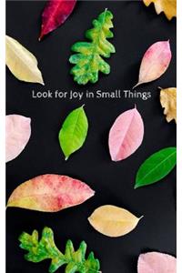 Look for Joy in Small Things