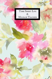 Time Sheet Log & Mileage Tracker