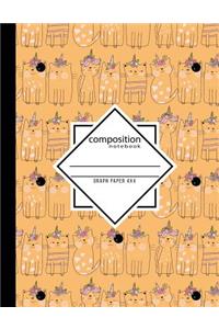 Composition Notebook Graph Paper 4x4