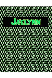 120 Page Handwriting Practice Book with Green Alien Cover Jaelynn