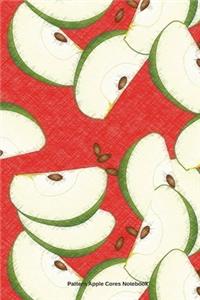 Pattern Apple Cores Notebook