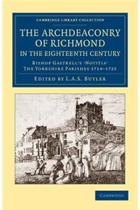 Archdeaconry of Richmond in the Eighteenth Century